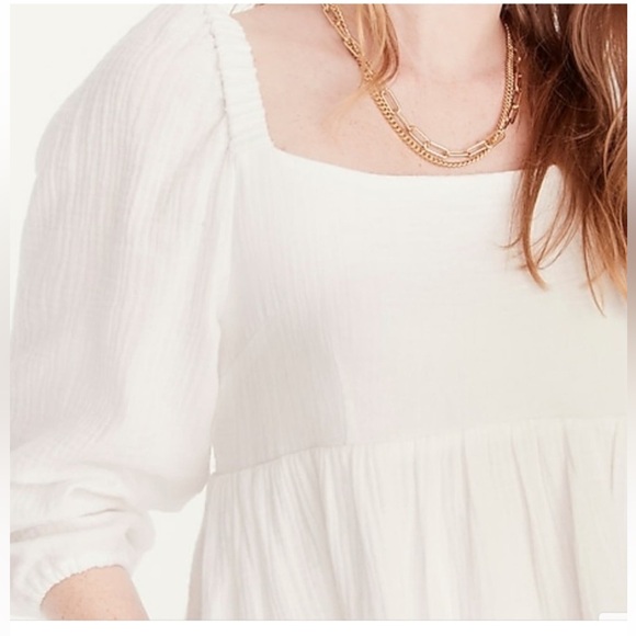 J CREW Gause white Dress brand new in a XL - Picture 2 of 5